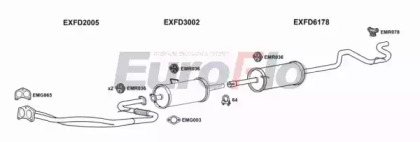 Система выпуска ОГ EuroFlo FDTRA25D 9029E